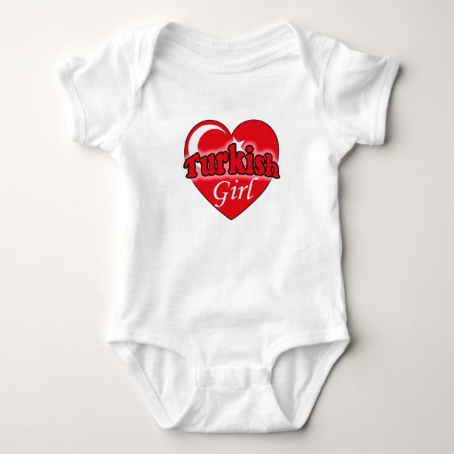 Turkish Girl Baby Strampler (Vorderseite)