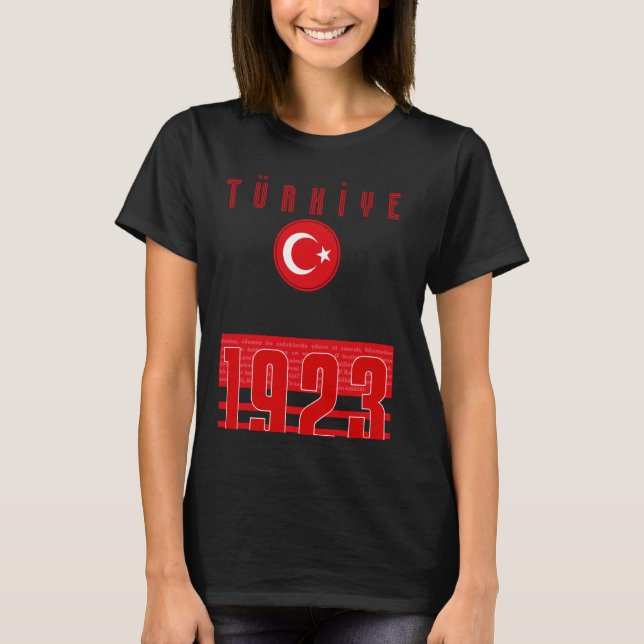Turkish Milli Takim - 1923 (Istiklal) T-Shirt (Vorderseite)
