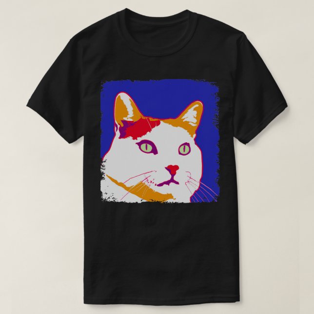 Turkish Van Art Cat Lover Geschenk 1 T-Shirt (Design vorne)