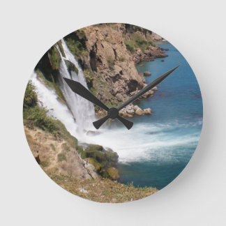 Turkish waterfall Duden Runde Wanduhr