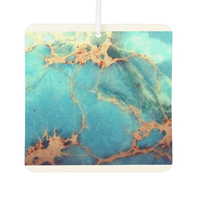 Türkisherz Autolufterfrischer (Vorderseite)