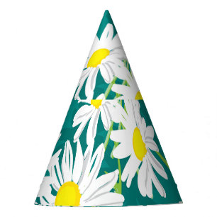 Türkiskamil: Bläserne nahtlose Illustration. Partyhütchen