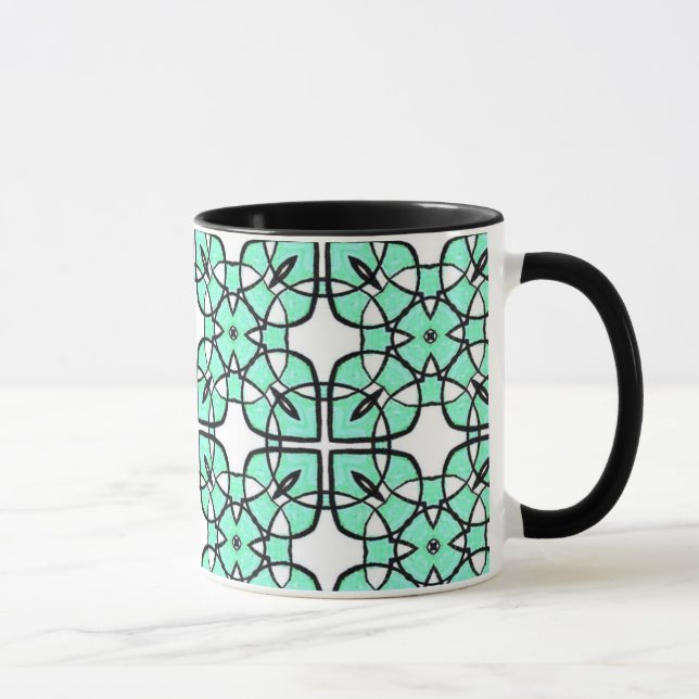 Türkisloops Tasse (Rechts)