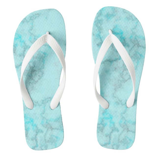 Türkismarmor Flip Flops (Fußbett)
