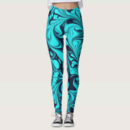Türkismarmor Leggings