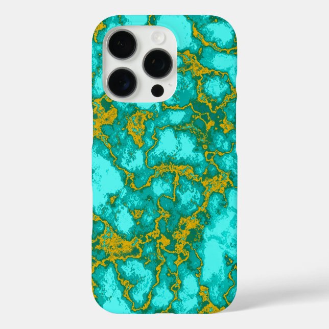 Türkismuster Case-Mate iPhone Hülle (Rückseite)