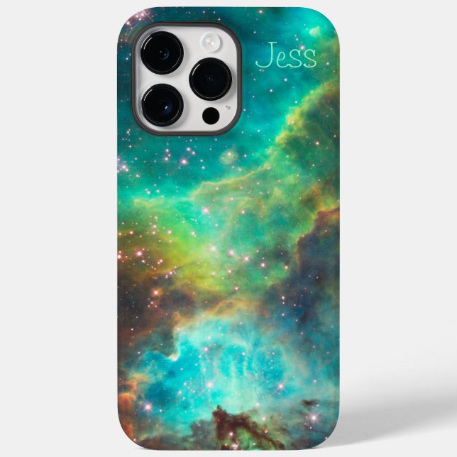 Türkisnebel -*personalize* Case-Mate iPhone hülle (Rückseite)