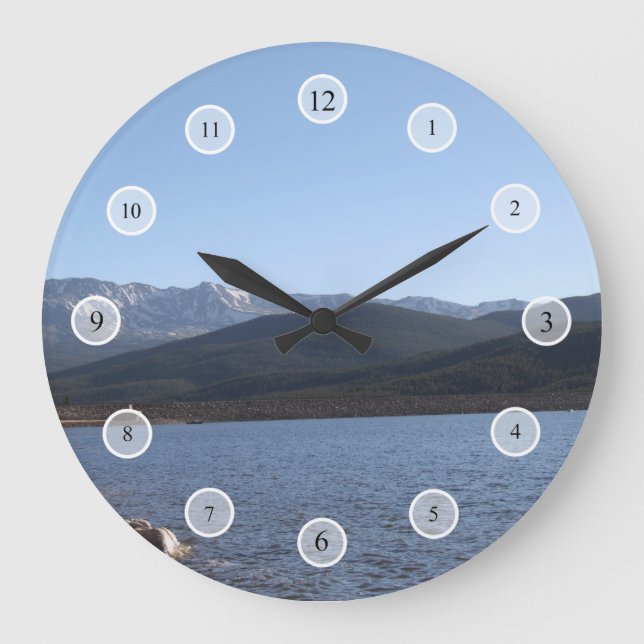 Türkissee, Colorado Große Wanduhr (Vorderseite)