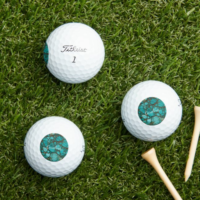 Türkissteine Golfball (Insitu Gras)