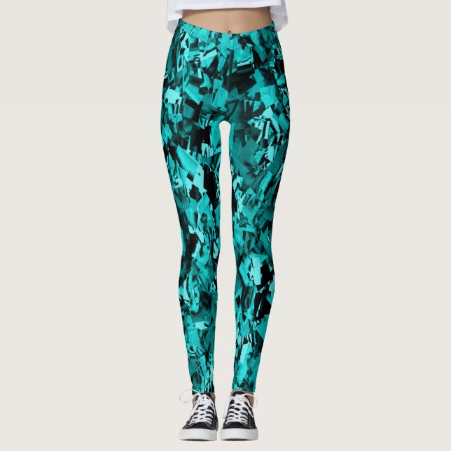 Türkiswahnsinn.. Leggings (Vorderseite)