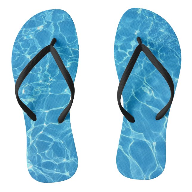 Türkiswasser Flip Flops (Fußbett)