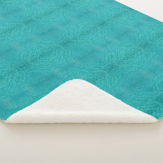 Türkiswasser-Muster Sherpadecke