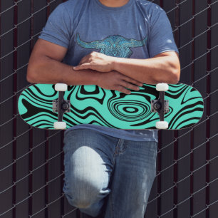 Türkiswaves Skateboard oder Farbe wählen