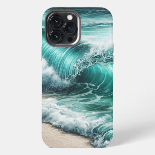 Türkiswelle Ozean iPhone 13 Pro Max Hülle
