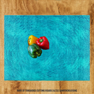 Türkiswelle Schneidebrett