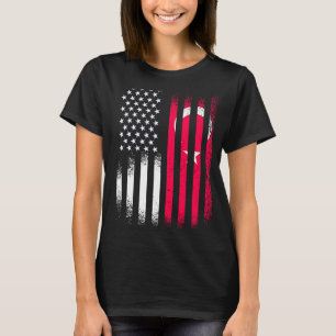 Turkiye American Patriot Ground Land USA Flaggen S T-Shirt