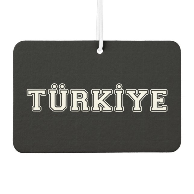 Türkiye Autolufterfrischer (Vorderseite)