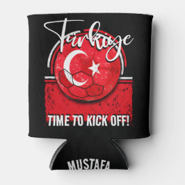 Türkiye-Flagge, türkischer Sportfan Dosenkühler