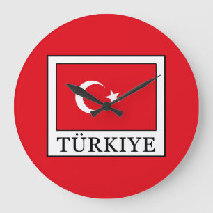 Türkiye Große Wanduhr