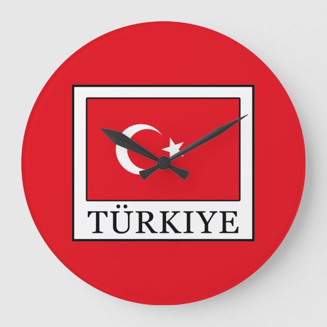 Türkiye Große Wanduhr (Vorderseite)