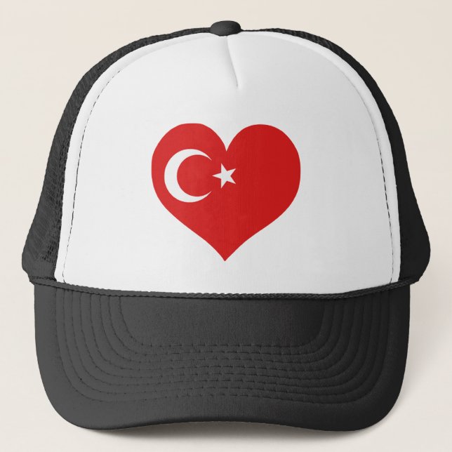 Turkiye-Liebe Truckerkappe (Vorderseite)