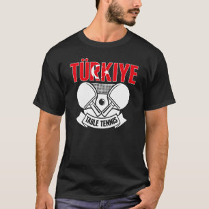 Turkiye Ping Pong Proud Türkei Tischtennis Supplem T-Shirt