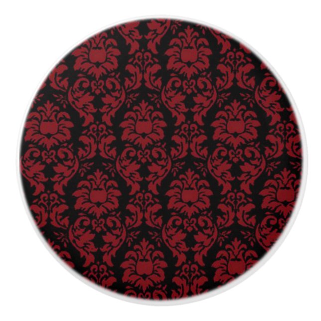 Türklinke oder Schublade im gotischen Stil Keramikknauf (Vorderseite)