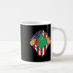 Turkmenische Flagge Turkmenistan Männer Frauen Kin Kaffeetasse