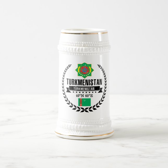 Turkmenistan Bierglas (Mittel)