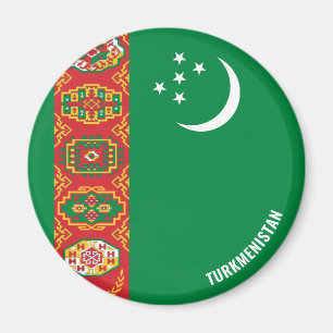 Turkmenistan-Flagge Charmant Patriotisch Magnet