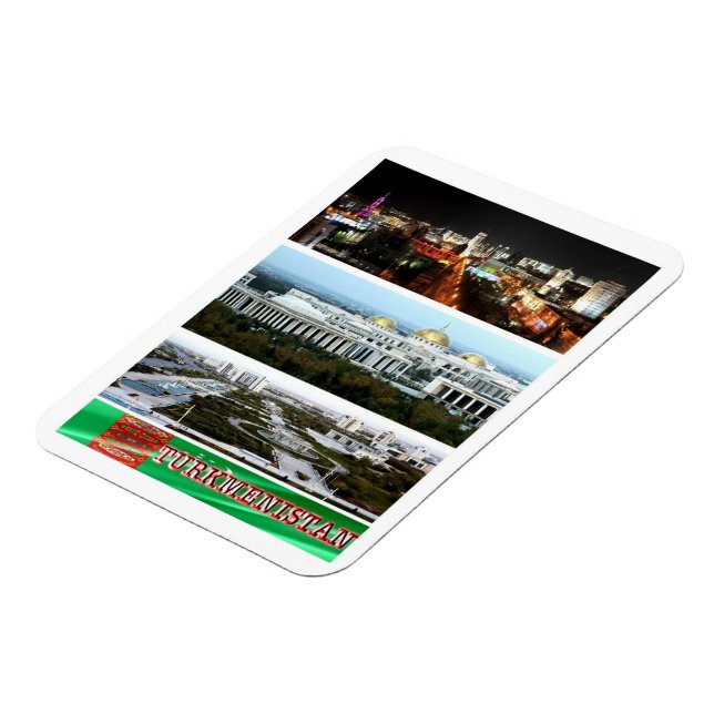 Turkmenistan - Mosaik - Magnet (Linke Seite)