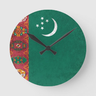 Turkmenistan Runde Wanduhr
