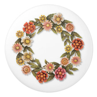 Türknäufe: Rosette Keramikknauf