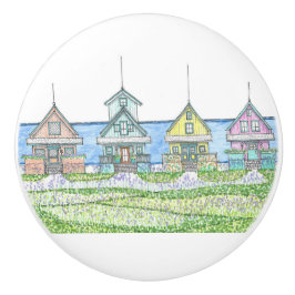 Türknopf am Strand Keramikknauf