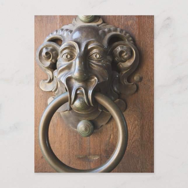 Türknopf an der Neuen Residenz Postkarte (Vorderseite)