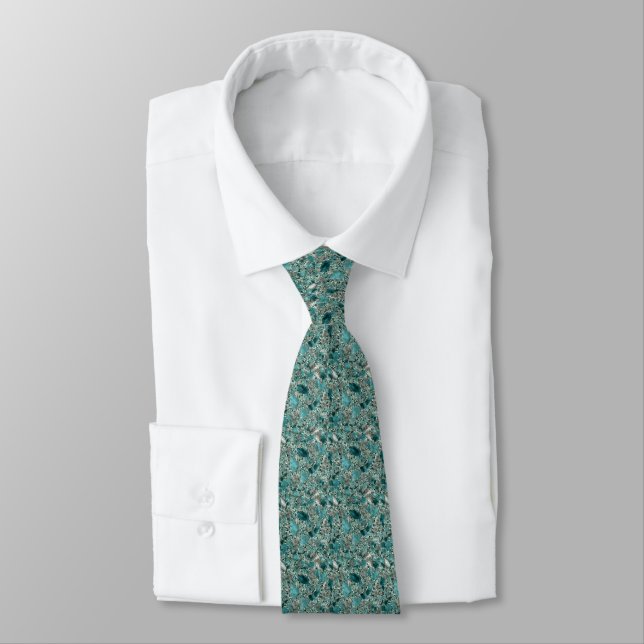 Türkquoise Stones Neck Tie Krawatte (Gebunden)