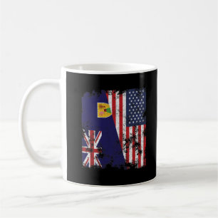 Turks And Caicos Islands USA Flag Kaffeetasse