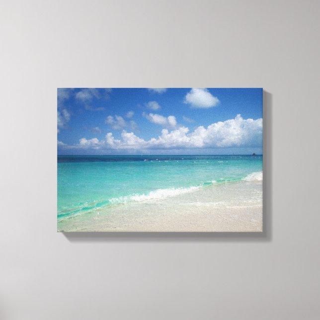 Turks & Caicos Beach Wrapped Canvas Leinwanddruck (Vorderseite)
