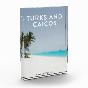 Turks Caicos Grace Bay Traum Fotoblock
