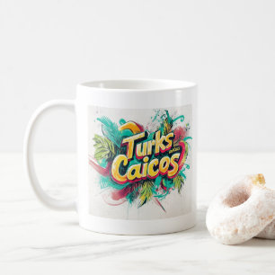 Turks & Caicos Graffiti Vibes: Island Street Art Kaffeetasse