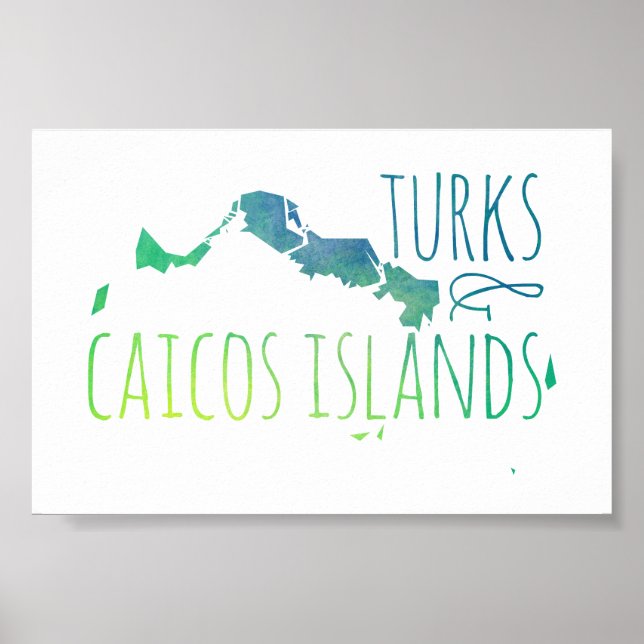 Turks & Caicos Poster (Vorne)