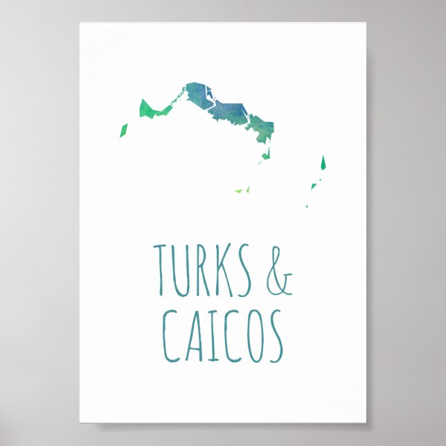Turks & Caicos Poster (Vorne)
