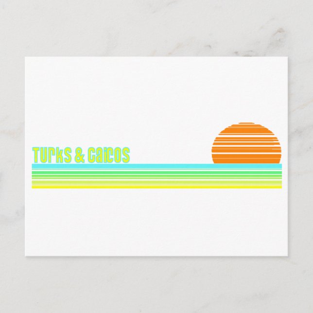 Turks & Caicos Postkarte (Vorderseite)