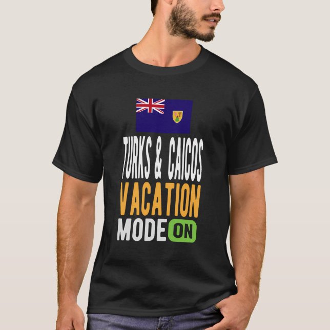 Turks Caicos Souvenir - Reisen - Turks Caicos Vaca T-Shirt (Vorderseite)