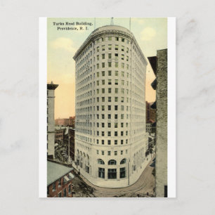 Turks Head Gebäude Providence RI 1915 Vintag Postkarte