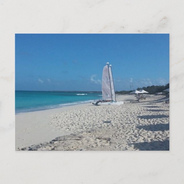 Turks und Caicos Beach Postkarte (Vorderseite)