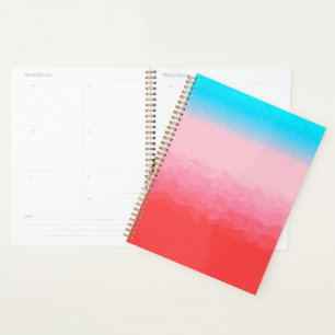 Turks und Caicos Blue und Coral Ombre Planer
