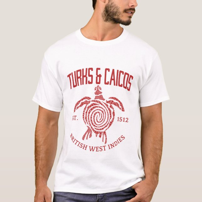Turks und Caicos - Britische Westindizes T-Shirt (Vorderseite)