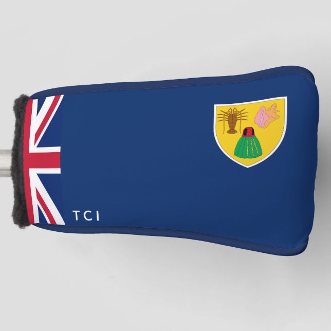Turks und Caicos Golf Headcover (Vorderseite)