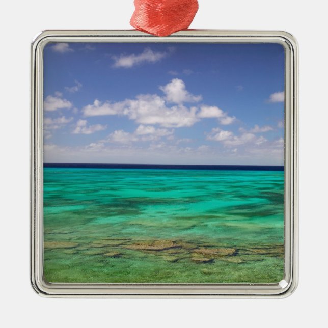 Turks und Caicos, Grand Turk Island, Cockburn 3 Silbernes Ornament (Vorne)